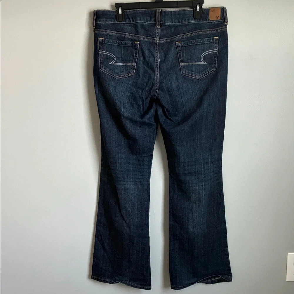 American Eagle Outfitters Dark Wash Boyfriend Jeans - Picture 3 of 5